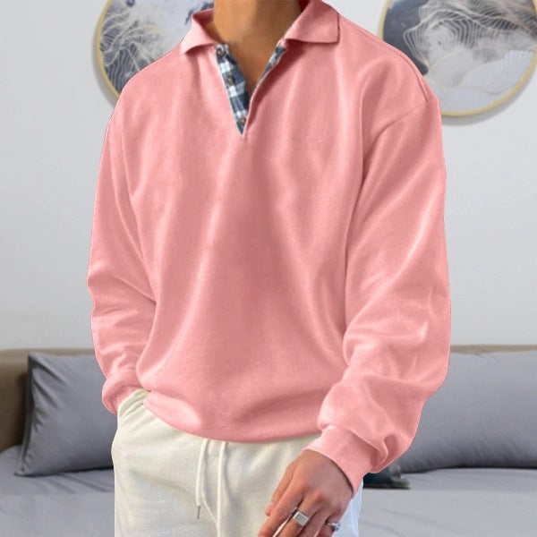 Men Casual Sport Plus Size Long Sleeve Sweatshirts