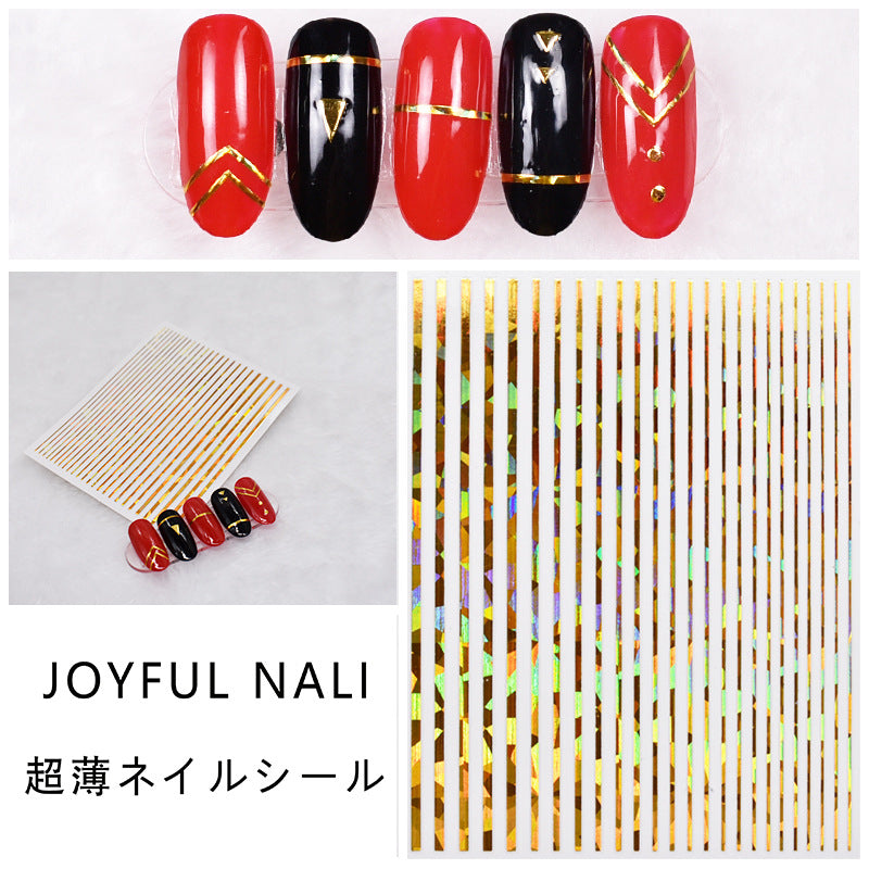Autocollant de ligne de manucure Nail Art