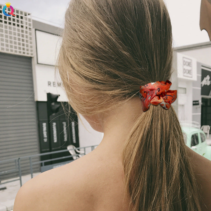 Anillo de tela para el pelo con diseño de intestino grueso para Halloween, muy popular para mujeres
