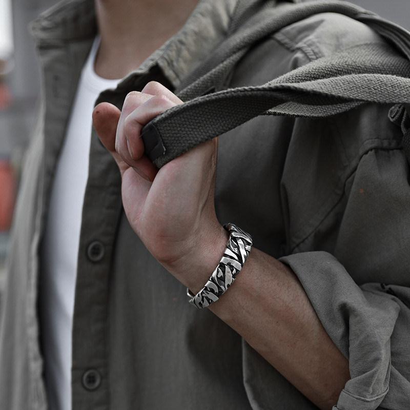 Men Fashion Retro Handmade Woven Bracelet