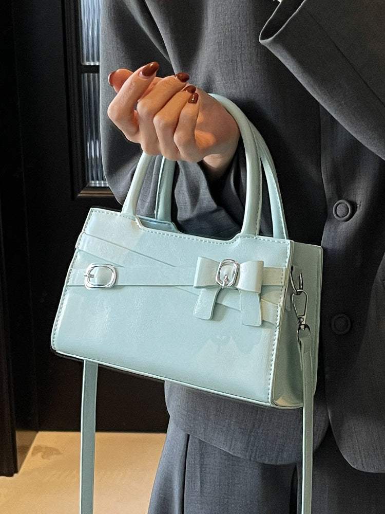 Bolso bandolera cuadrado pequeño de PU para mujer