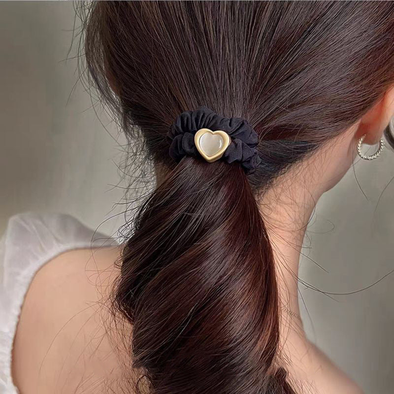 Women Fashion Solid Color Cat Eye Hair Ring