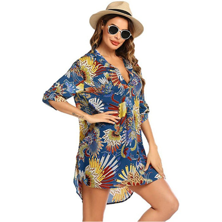 Women Summer Vacation Swimwear Beach Coverup