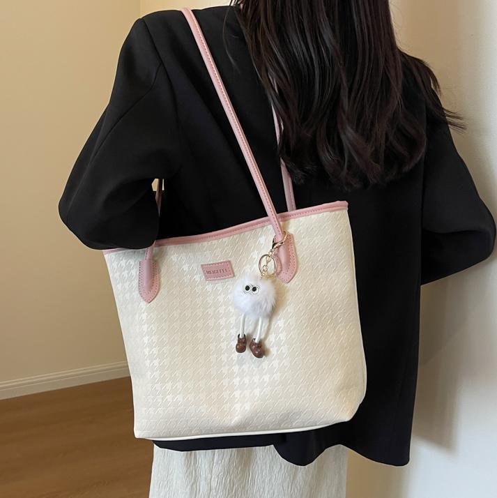 Bolso de mano informal de gran capacidad a la moda para mujer