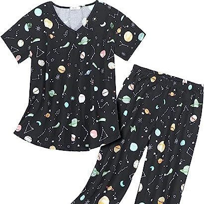Ensemble pyjama graphique Noël Halloween T-shirt et pantalon