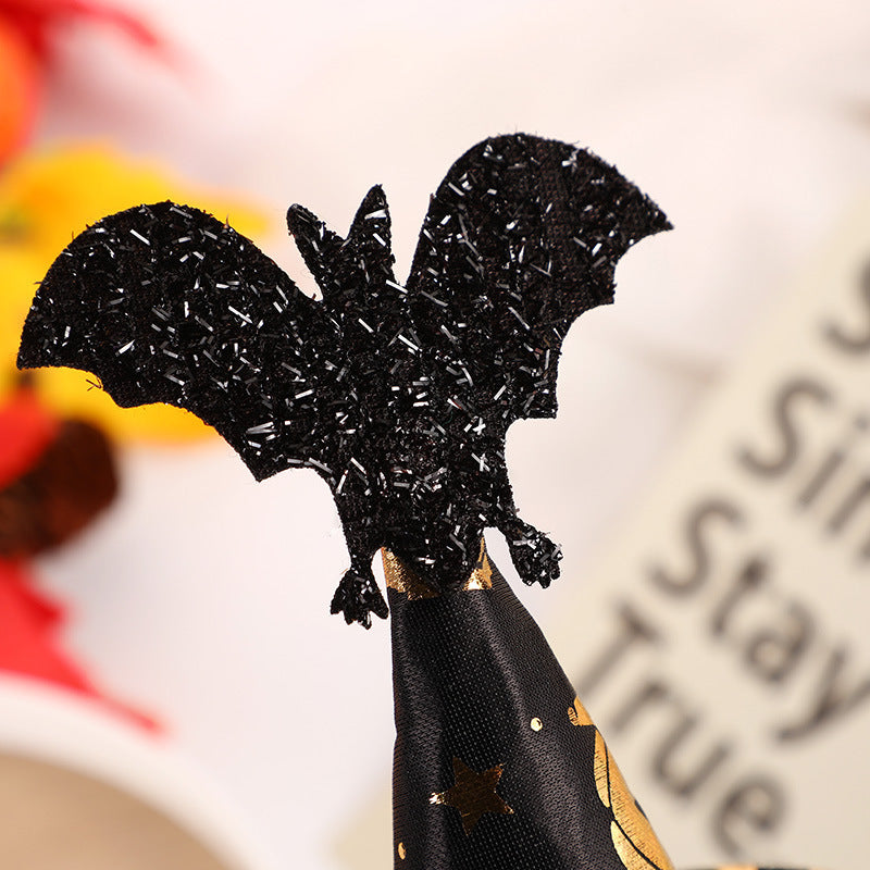Halloween Little Bat Witch Pointed Hat Headband