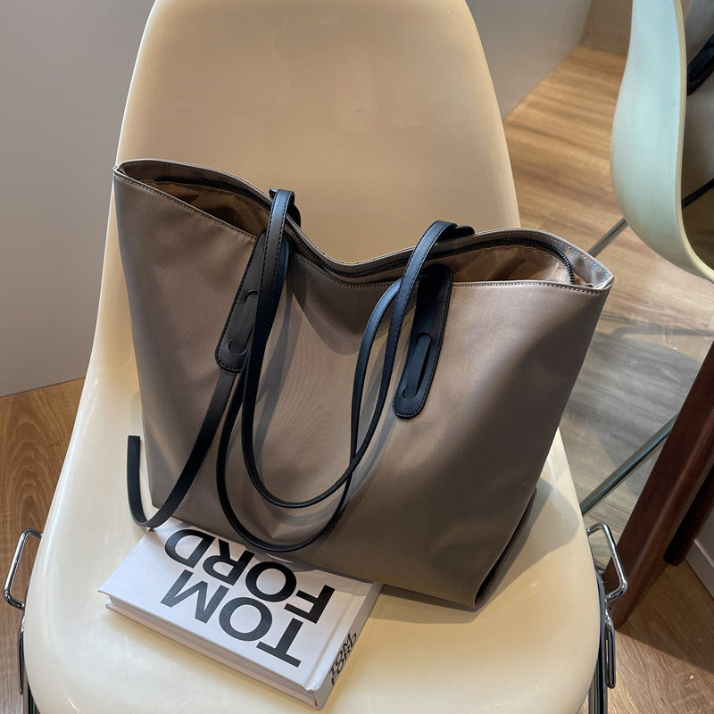 Bolso de mano informal de gran capacidad a la moda para mujer