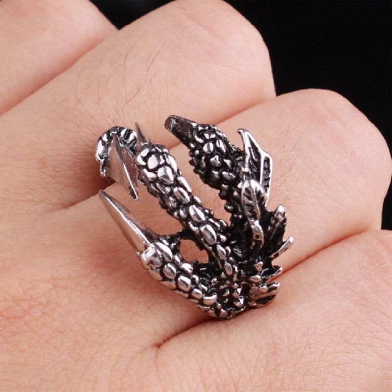 Fashion Halloween Women Vintage Eagle Claw Ring