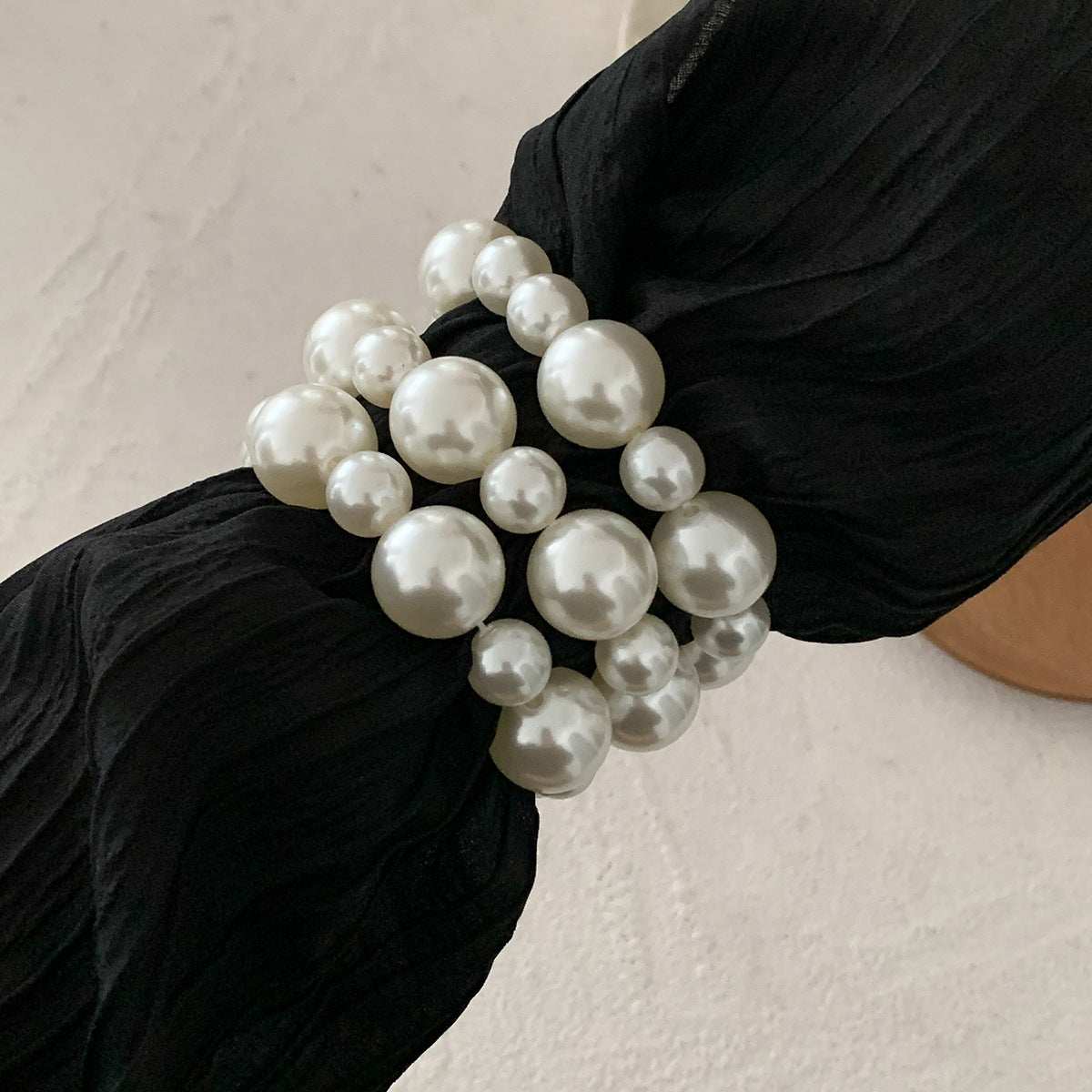 Women Fashion Exaggerated Punk Beaded Bracelet Set