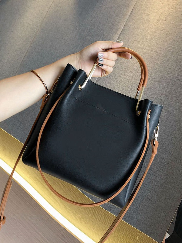 Women Bucket Large Capacity Shoulder Crossbody Bag