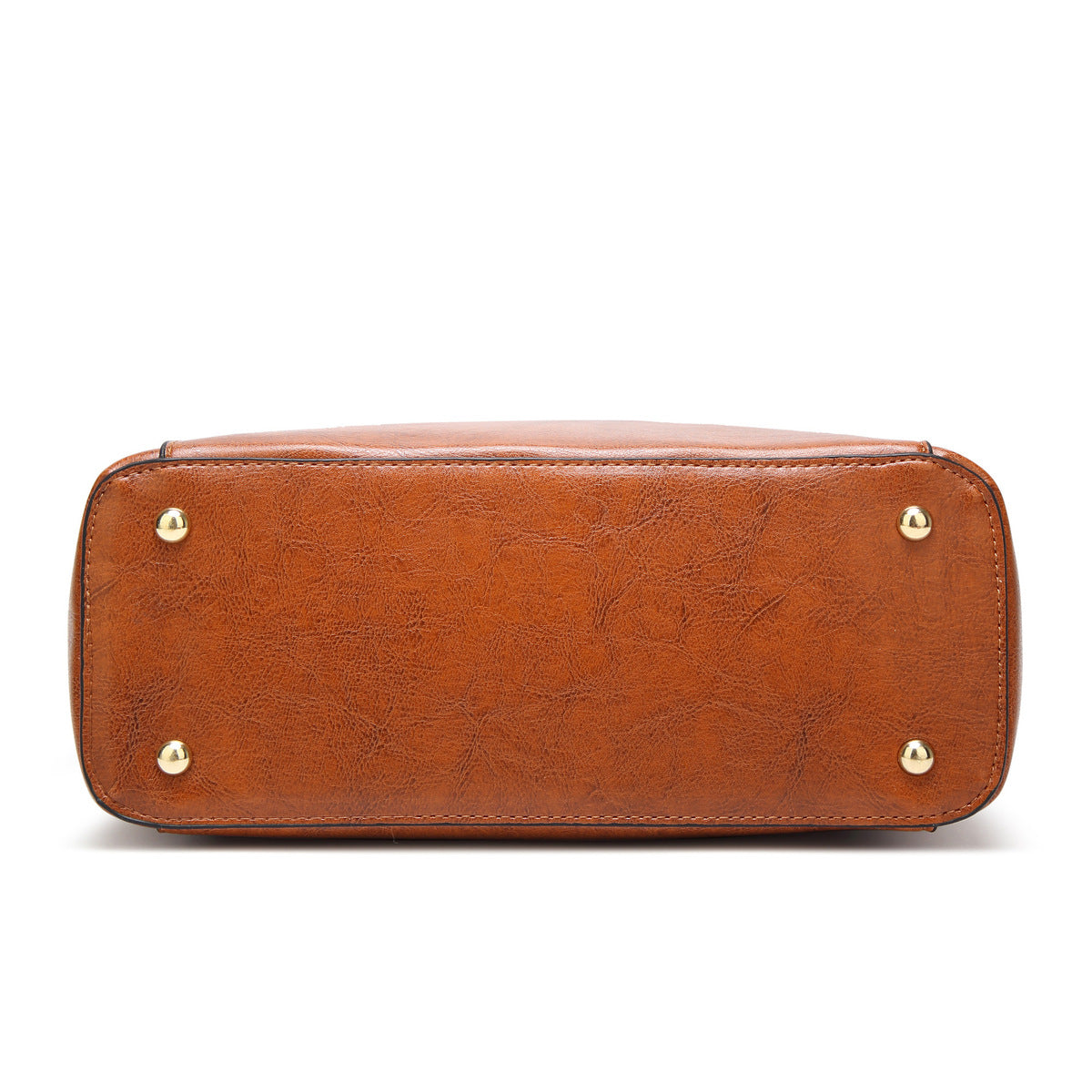 Fashion Women Vintage Oil Wax Leather Tote Bag