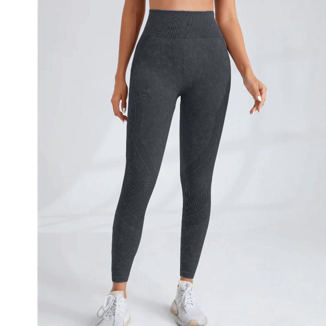 Leggings deportivos de cintura alta a la moda para mujer