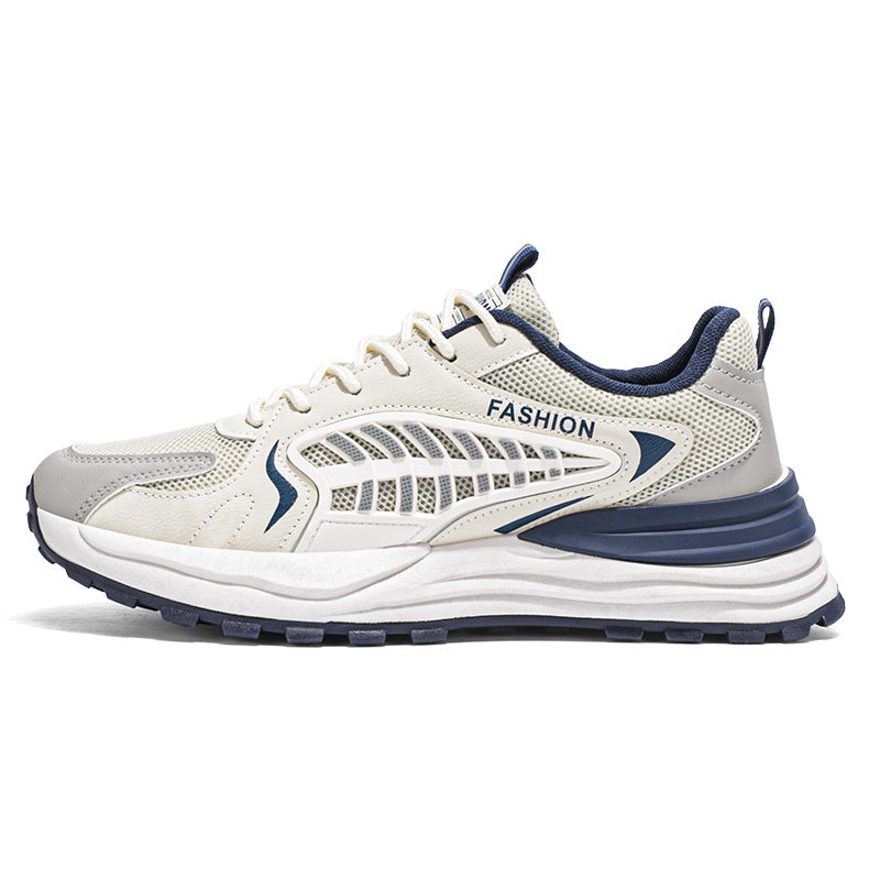 Men Casual Mesh Breathable Thick-Soled Sneakers
