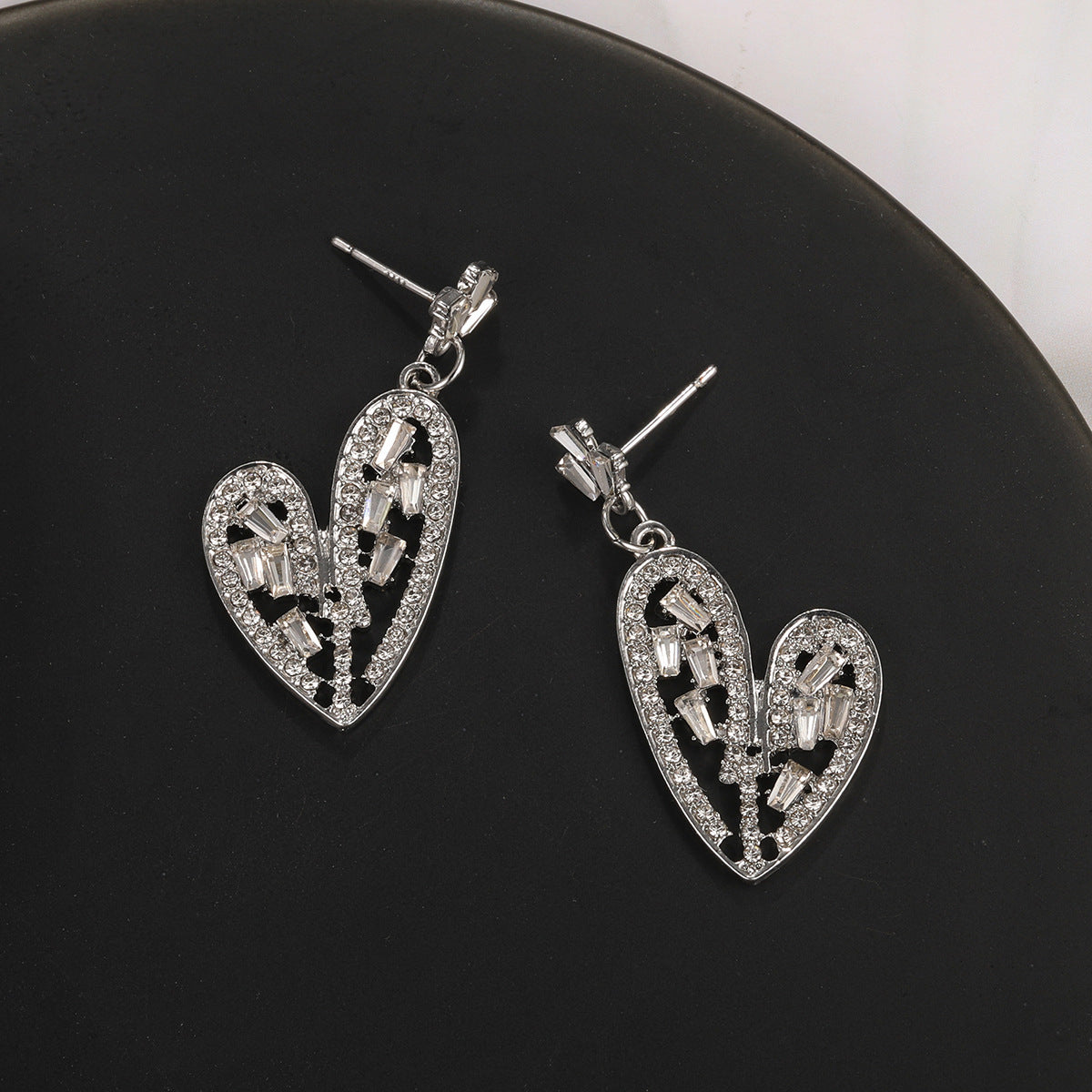 Boucles d'oreilles à strass tendance pour femmes