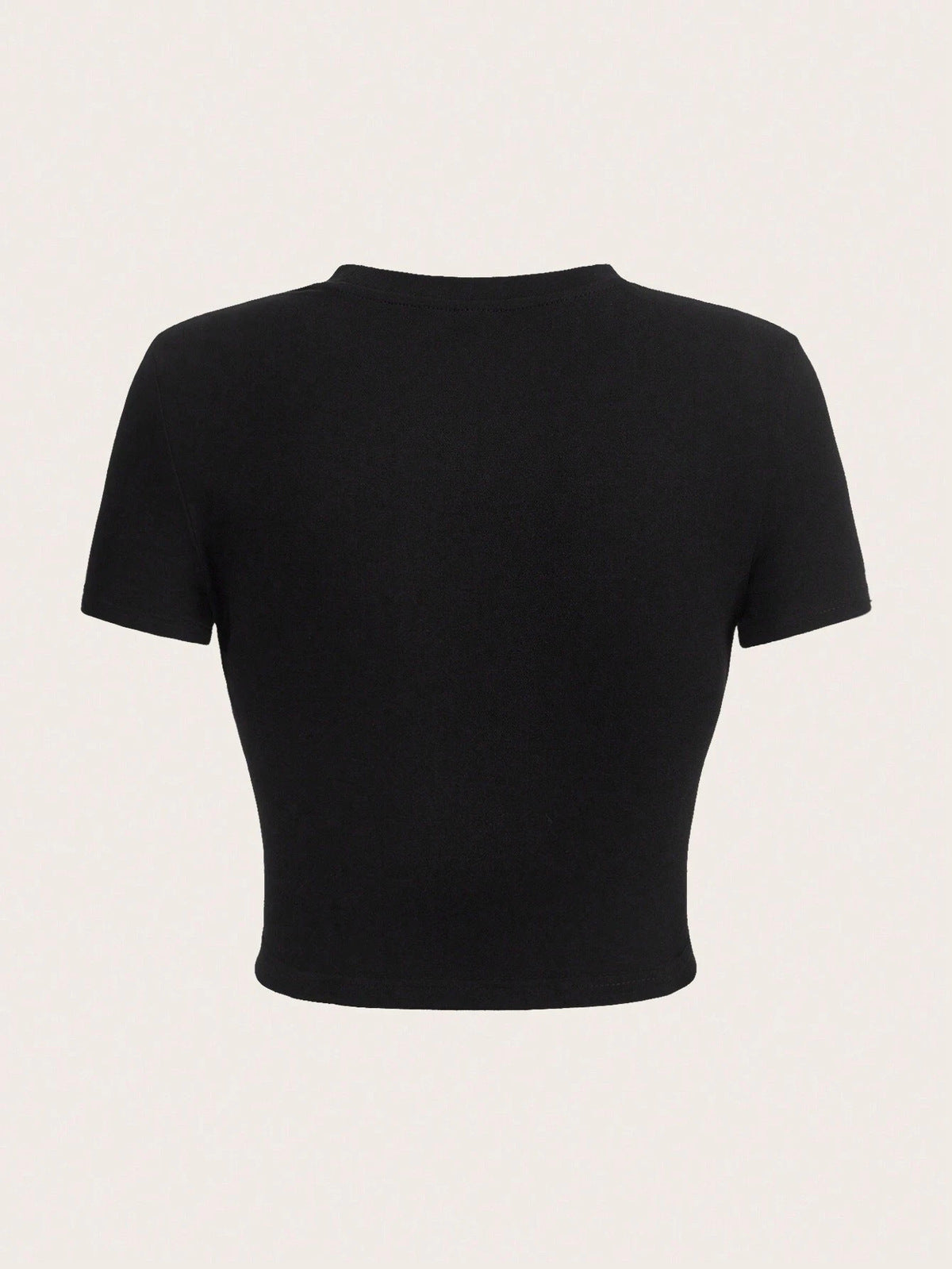 Women Fashion Sexy Letter Mouth Printed Crop Top