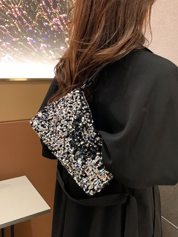 Sac à bandoulière décontracté à paillettes pour l'été