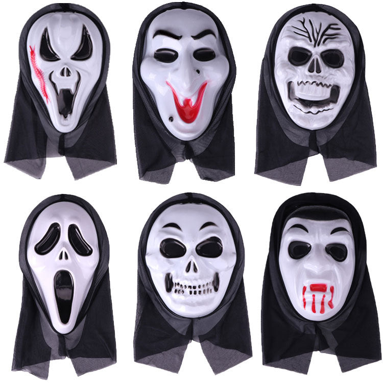 Halloween Masquerade Horror Mask Plastic Terror Style