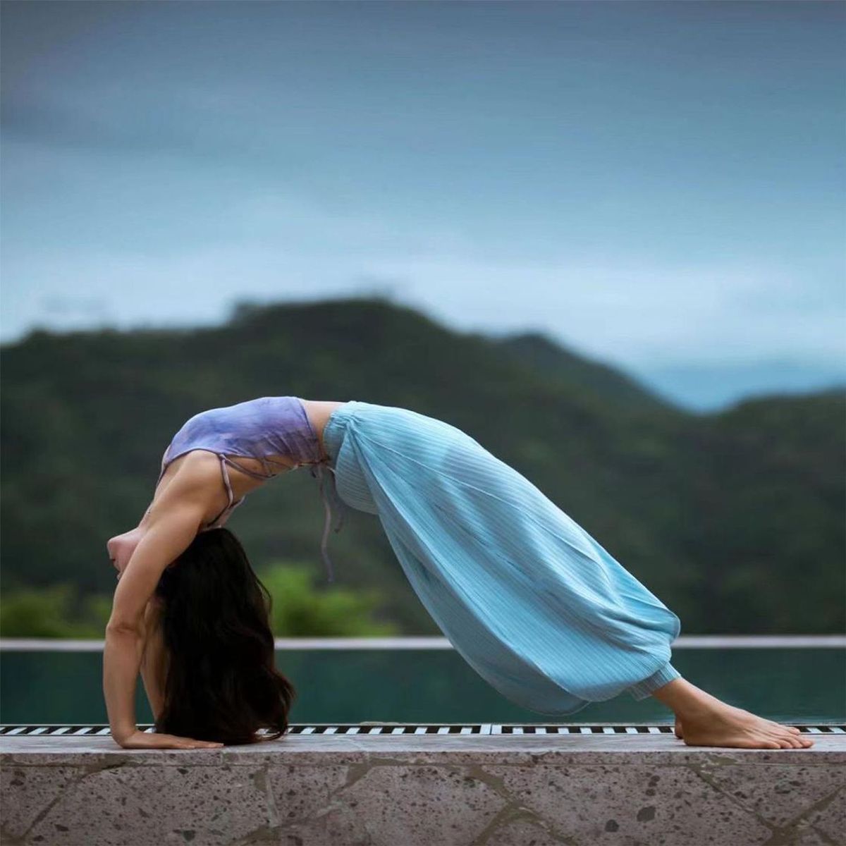 Women Casual Solid Color Loose Yoga Pants