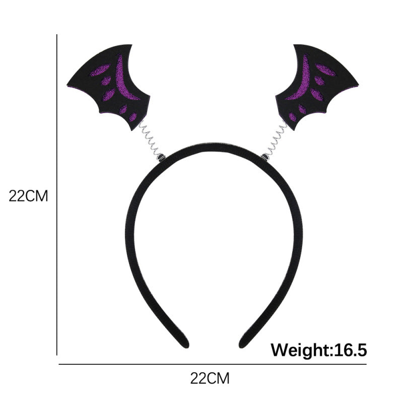 Bandeau d'Halloween pour enfants, accessoires de fête fantôme, citrouille et squelette