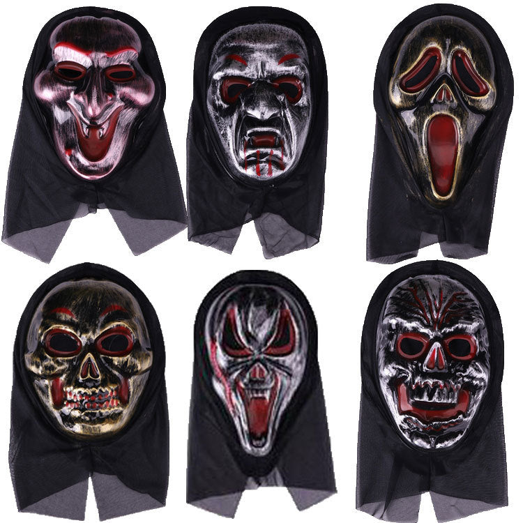 Halloween Masquerade Horror Mask Plastic Terror Style
