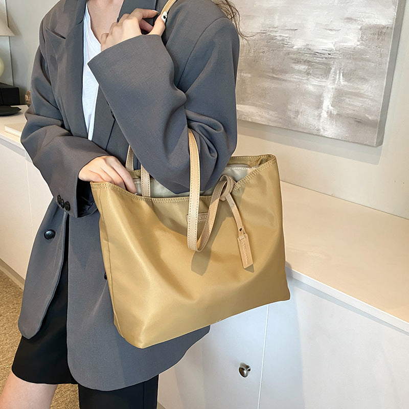 Bolsa de tela Oxford sencilla y de gran capacidad