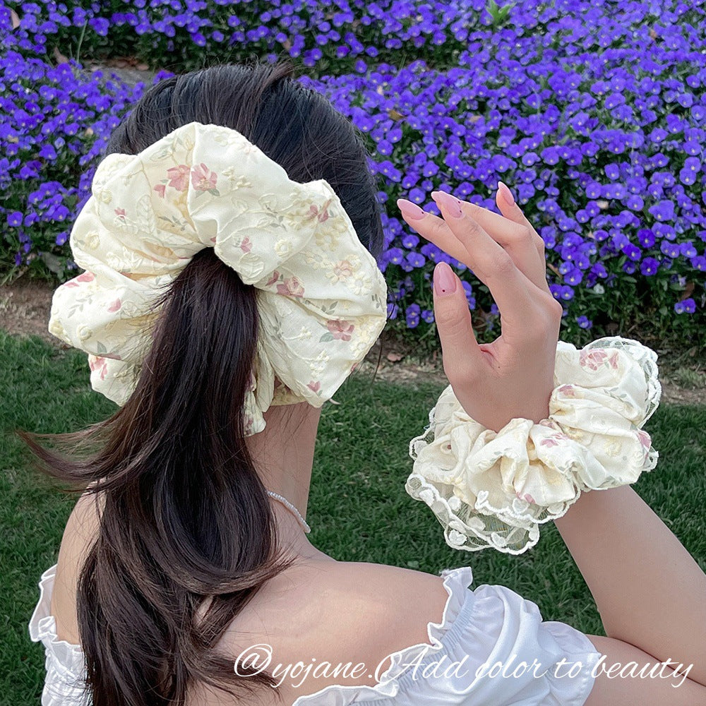 Coletero de encaje con estampado floral para mujer