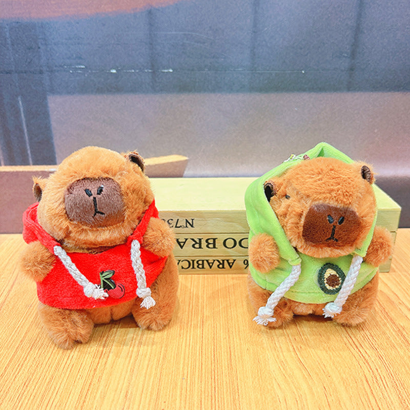 Cute Cartoon Plush Guinea Pig Keychain Bag Pendant Lovable Wind Style