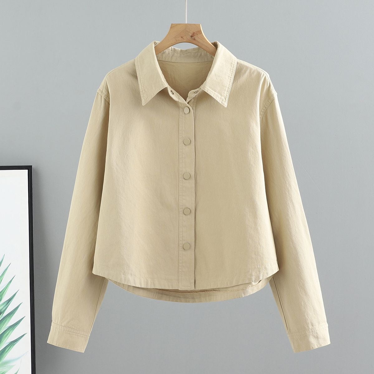 Women Casual Solid Lel Long Sleeve Coat
