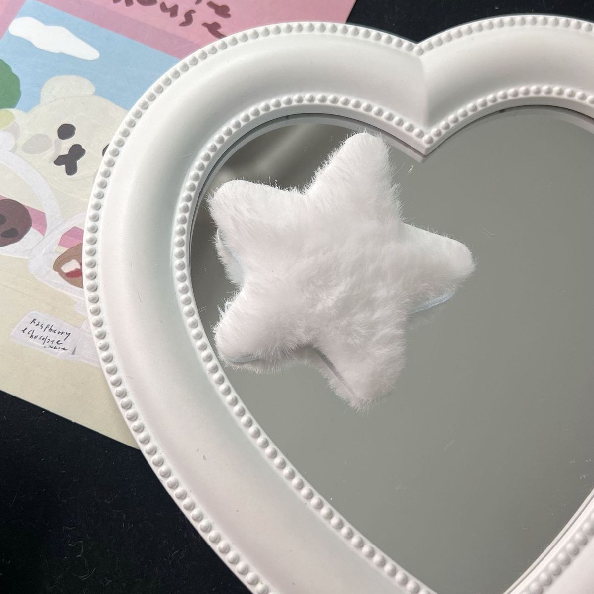 Fashion Cute Dopamine Plush Five-Pointed Star Hairpin - Stylish Fabric Accessory