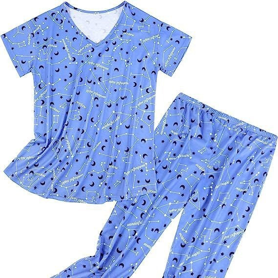 Ensemble pyjama graphique Noël Halloween T-shirt et pantalon