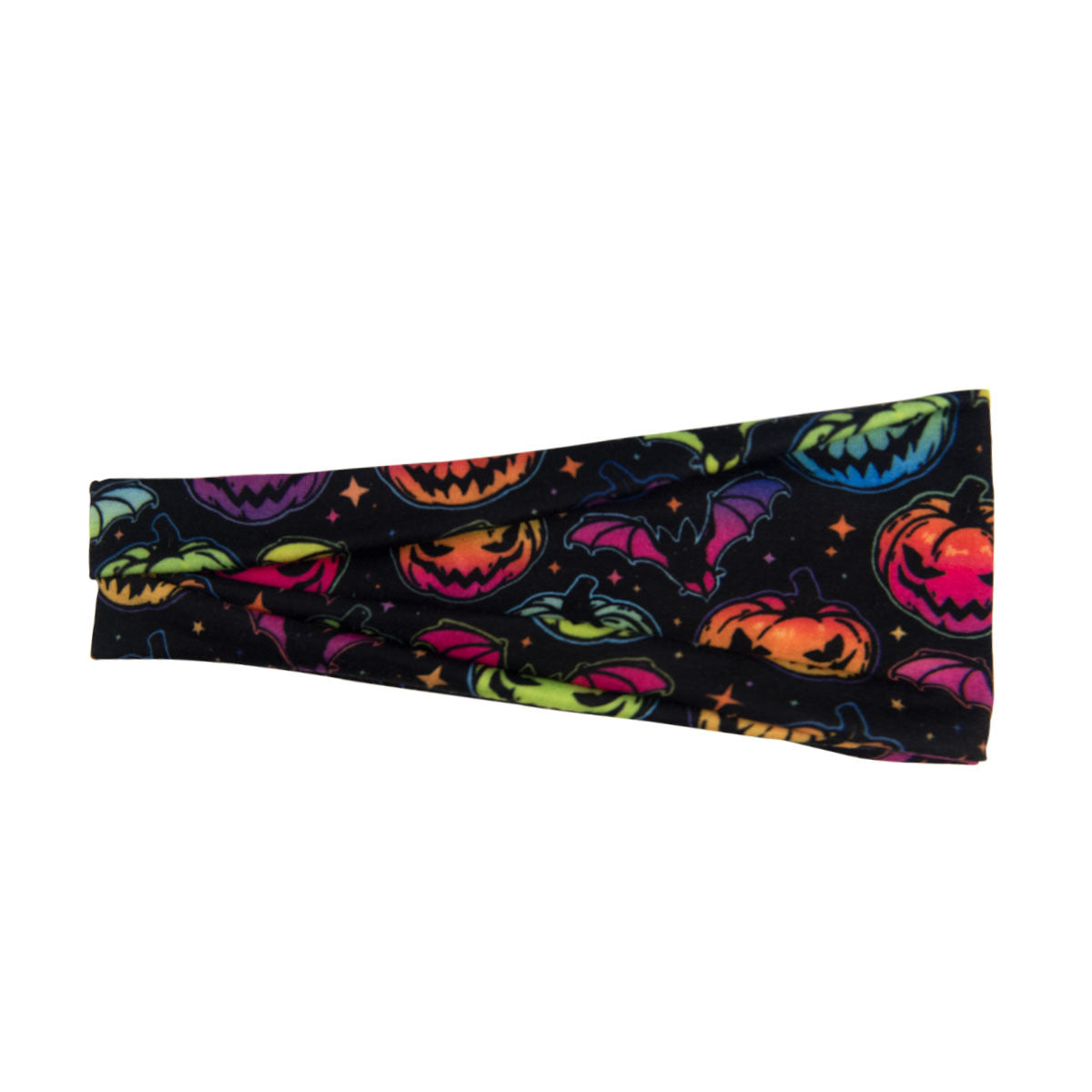 Diadema deportiva con estampado de calabaza y calavera de Halloween