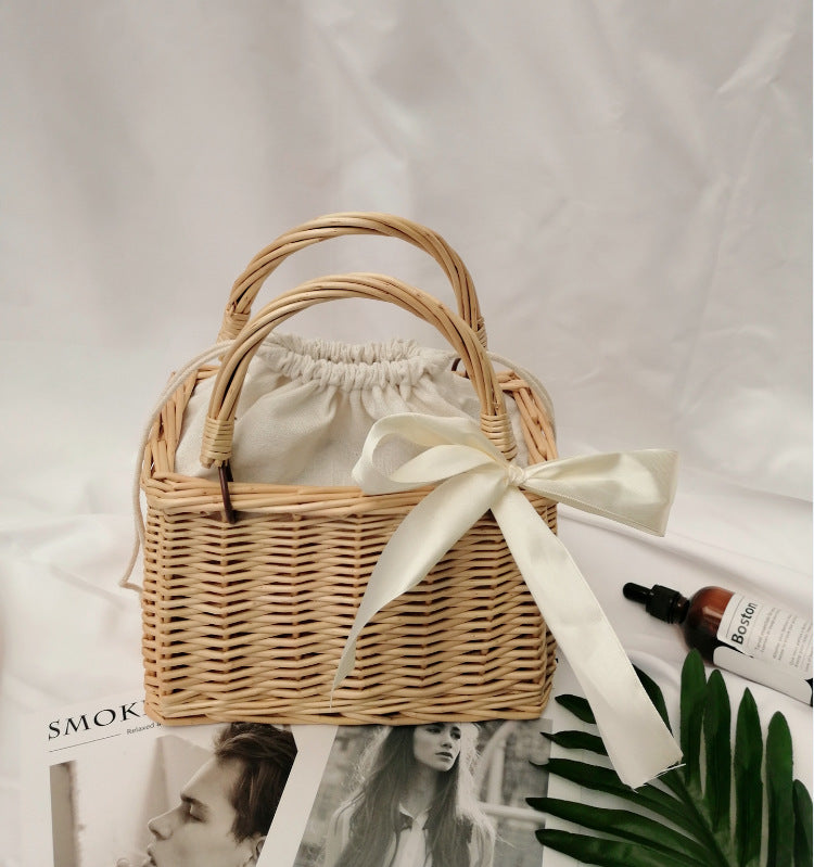 Bohemian Vacation Straw Woven Handbags
