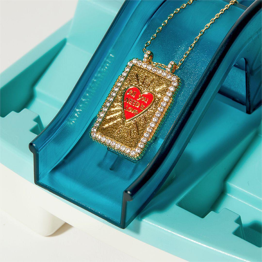Collar con colgante de ojo malvado de sol y luna de estilo bohemio para mujer