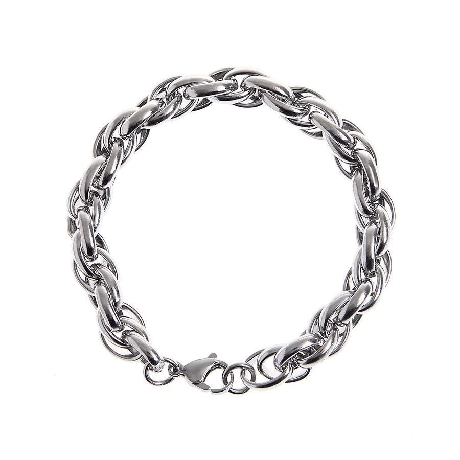 Men'S Fashion Hip-Hop Titanium Steel Bracelet