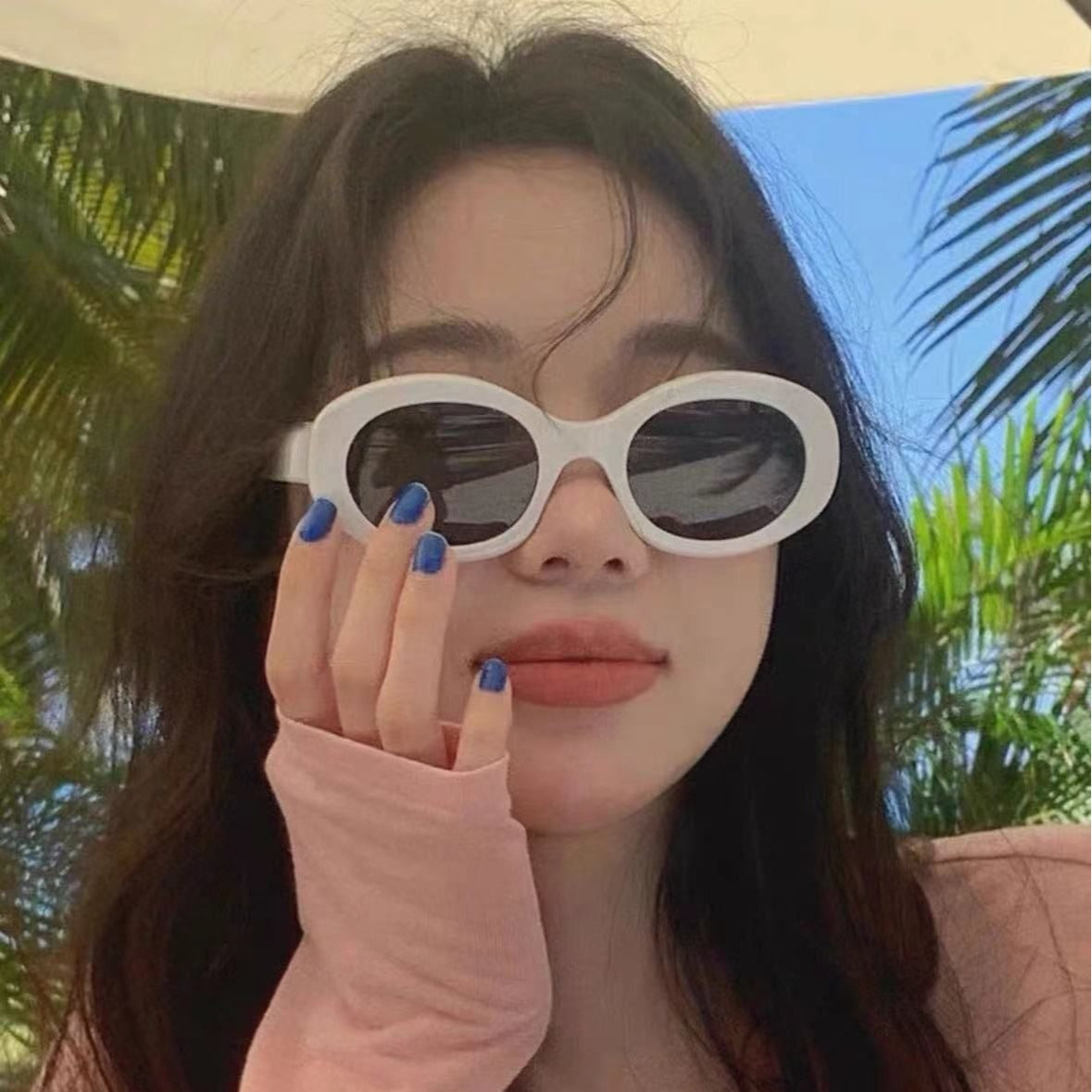 Summer Fashion Round Large Frame Sunglasses