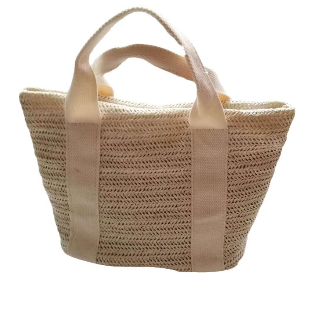 Summer Vacation Basket Straw Woven Tote Bag