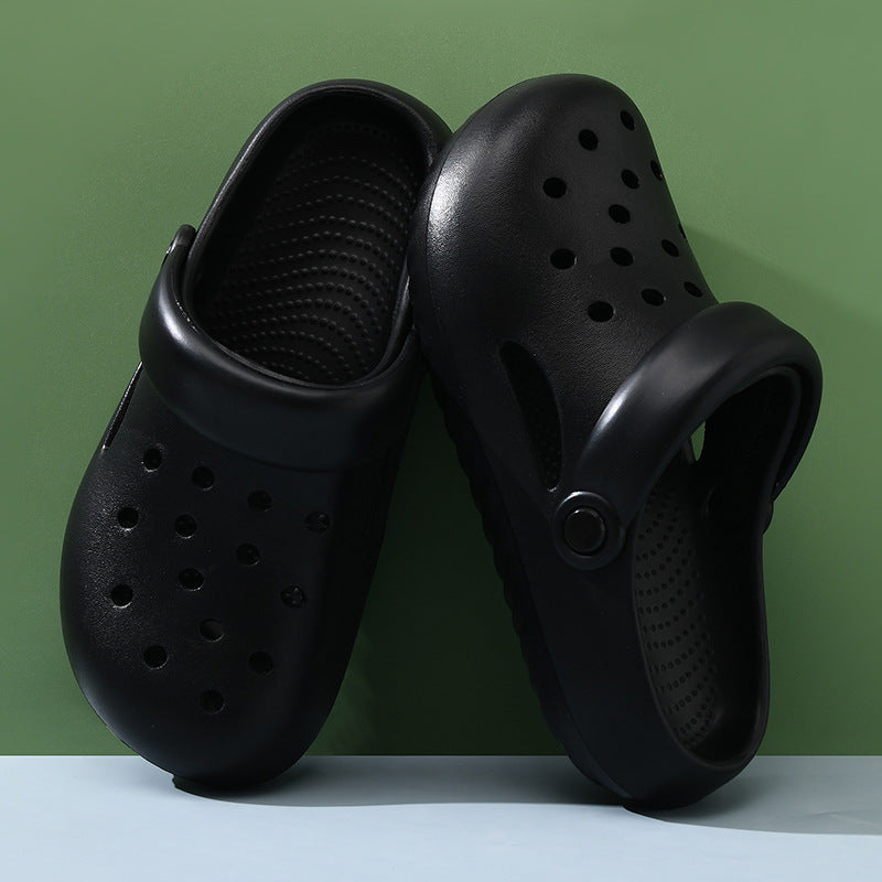Chaussures décontractées à semelles épaisses et couleur unie pour femmes