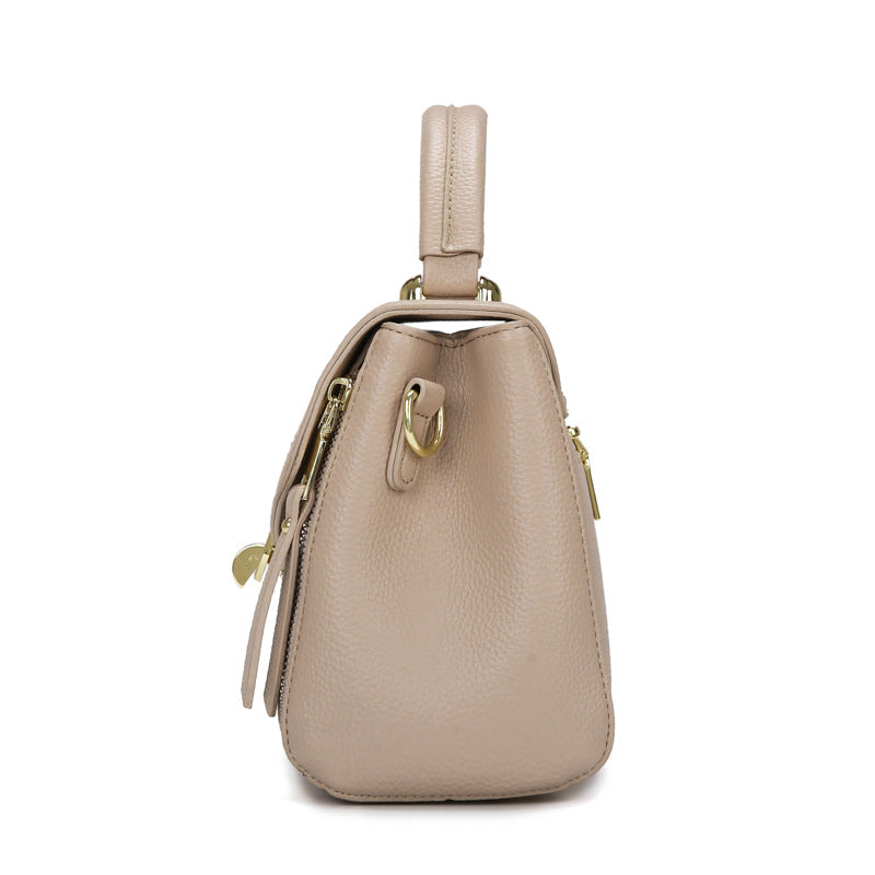 Elegante conjunto de bolso de mano de gran capacidad en color sólido