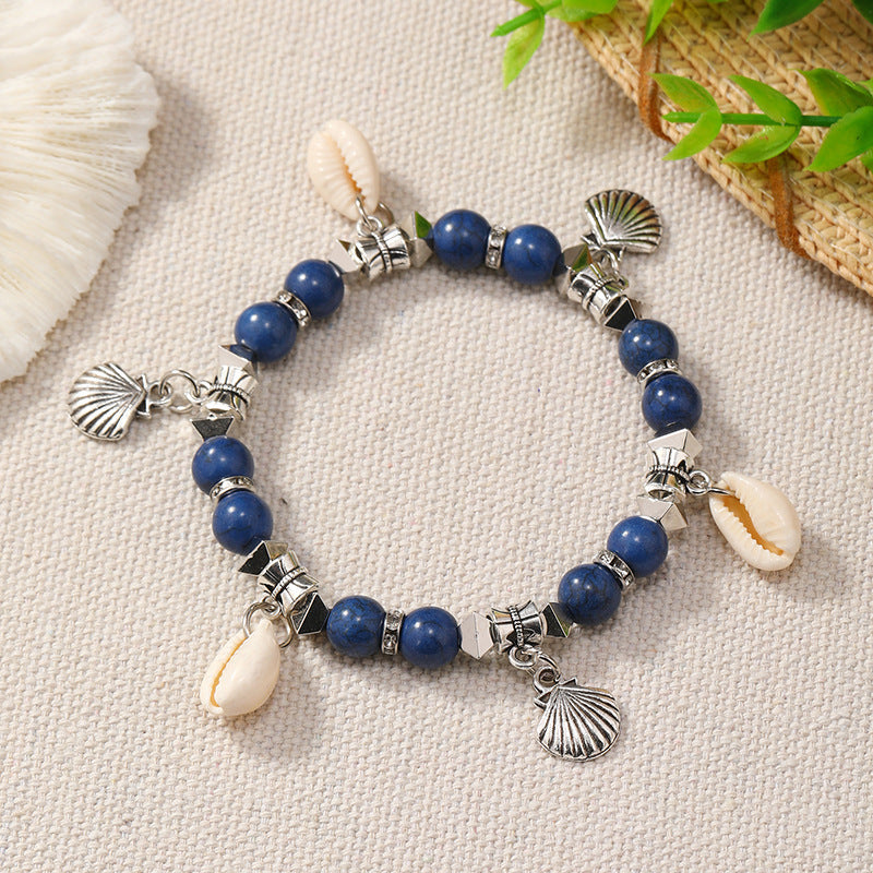 Women Trendy Bohemian Ocean Style Multicolor Shell Bracelet