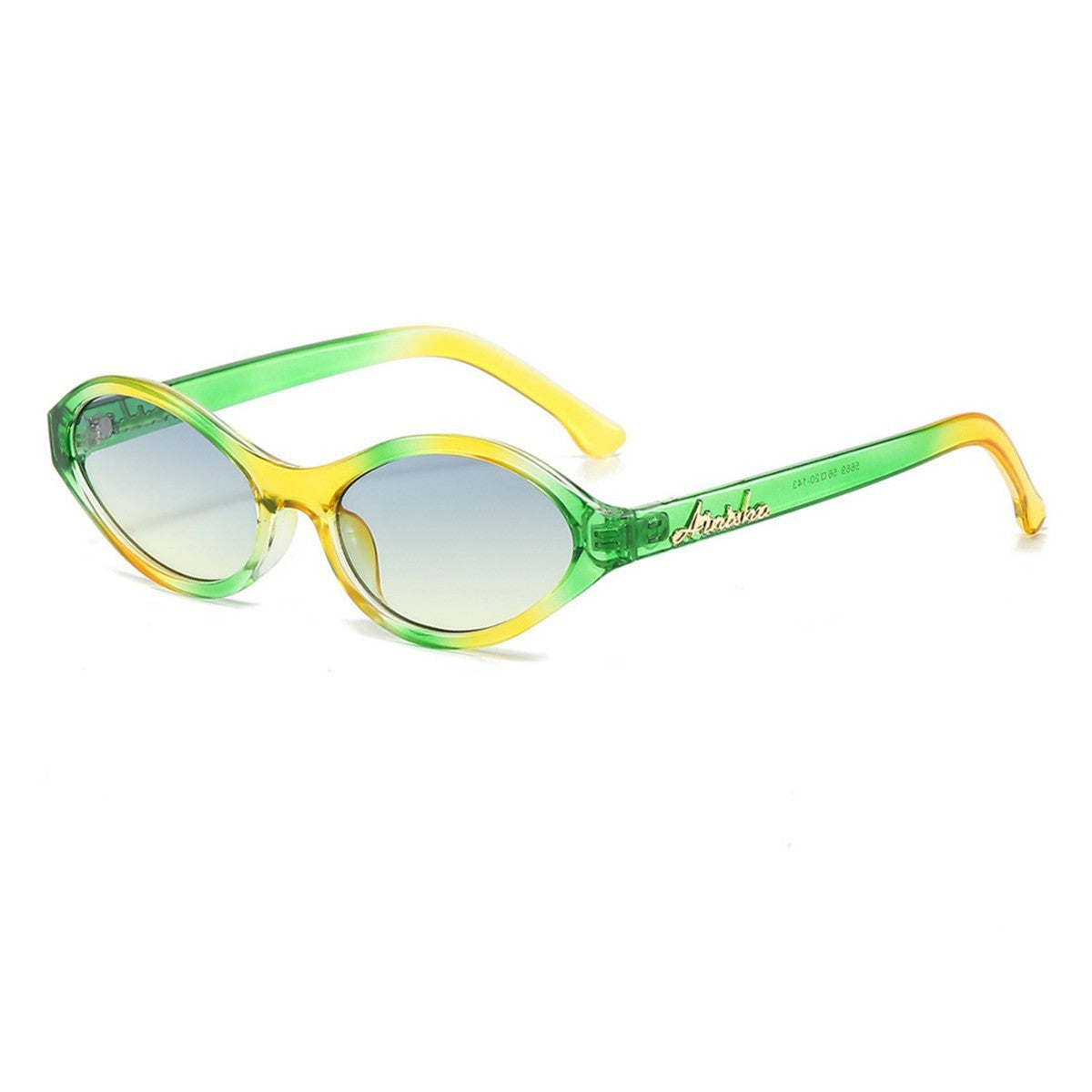 Gafas de sol ovaladas con montura pequeña personalizadas retro