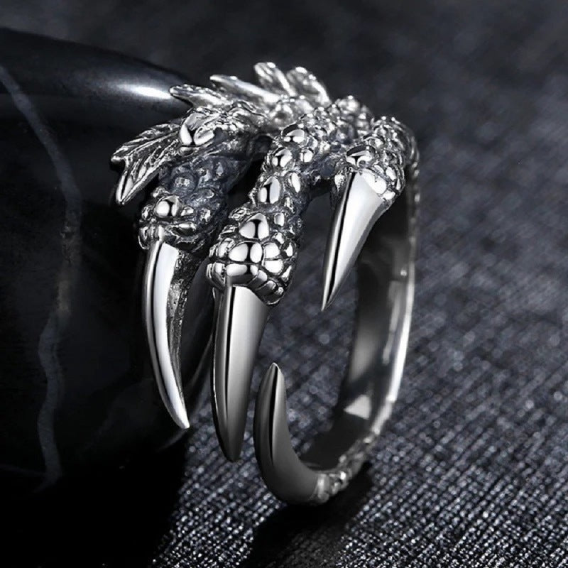 Fashion Halloween Women Vintage Eagle Claw Ring
