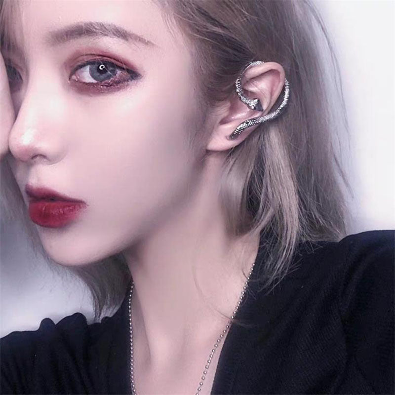 Women Fashion Trendy Wrapped Snake Earrings