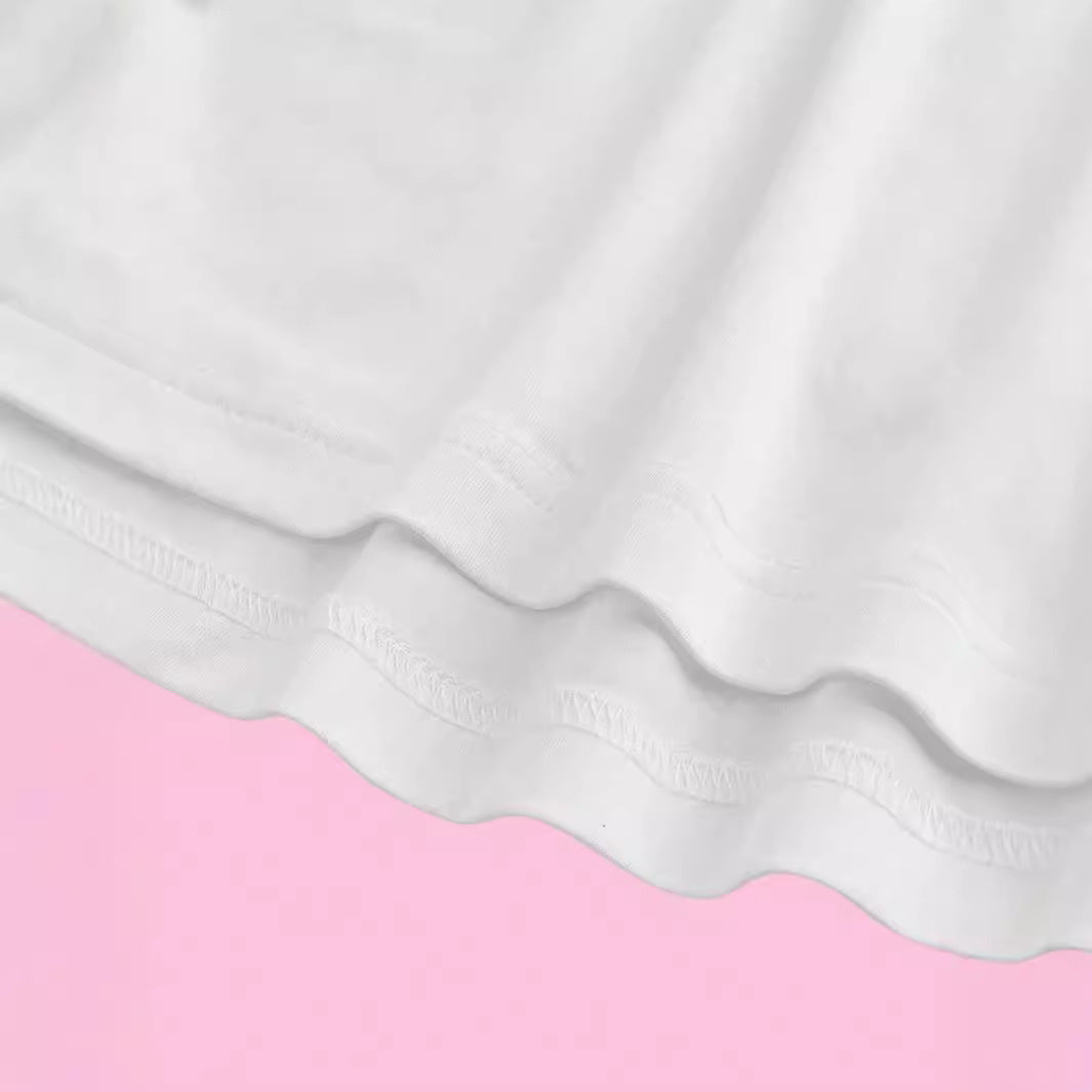 Top sin tirantes con estampado de cerezas para mujer