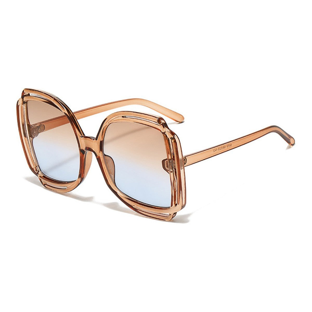 Fashion Personalized Hollow Square Sunglasses