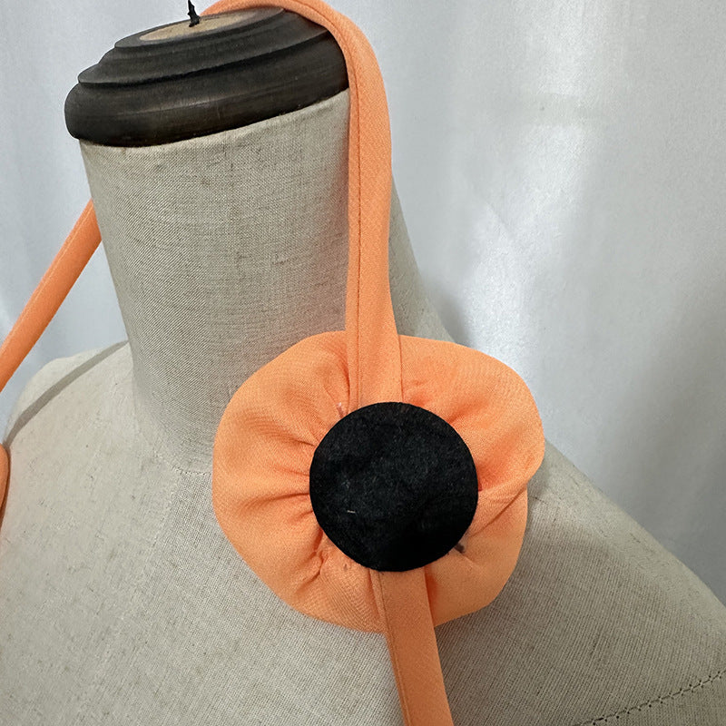 Bufanda fina con flores 3D para mujer