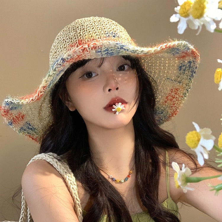 Sombrero de sol de playa para vacaciones de verano para mujer