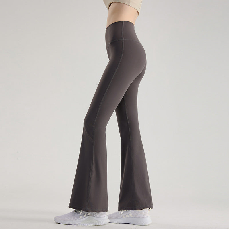 Leggings de yoga taille haute sans coutures pour femmes, coupe large