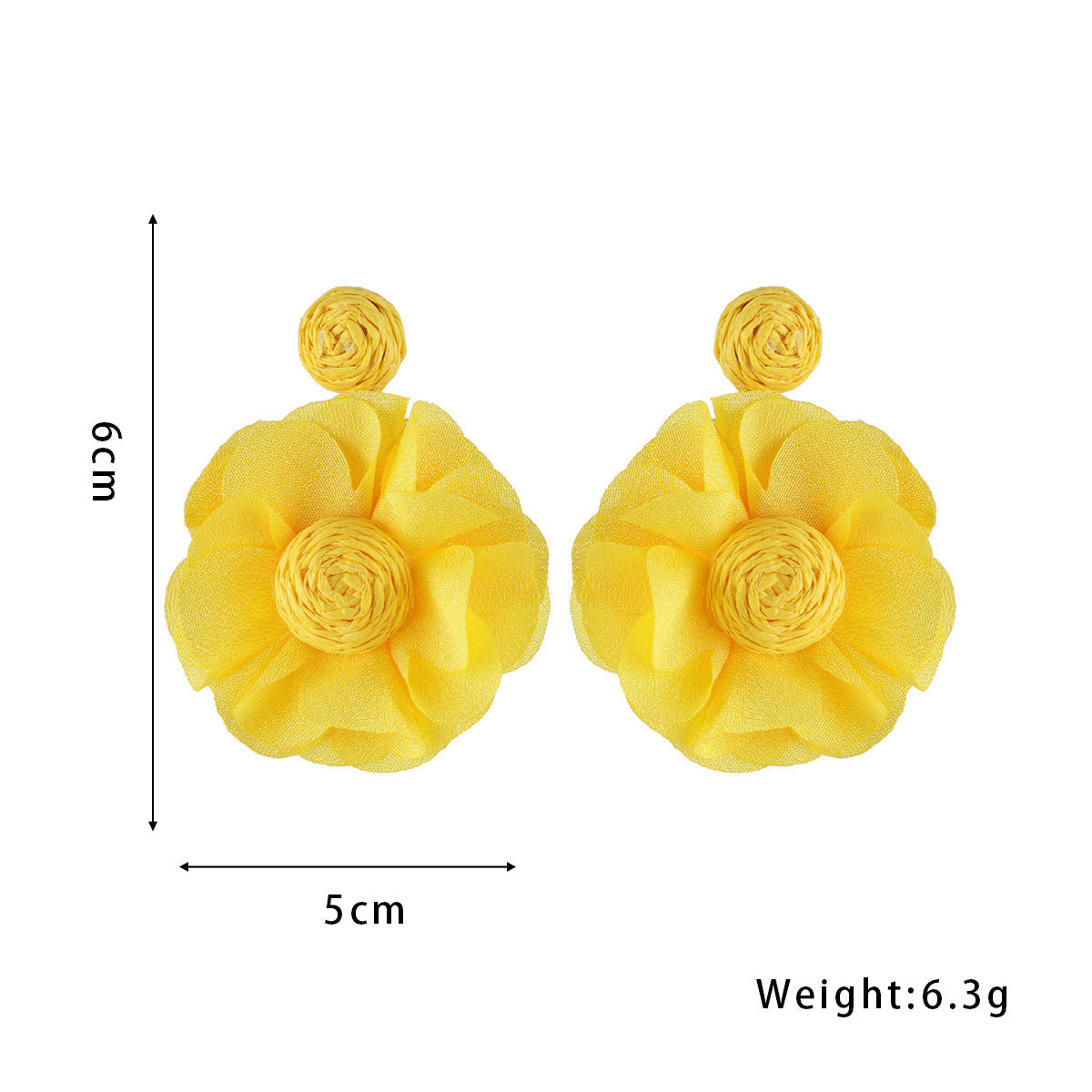 Bohemian Holiday Multicolor Floral Earrings