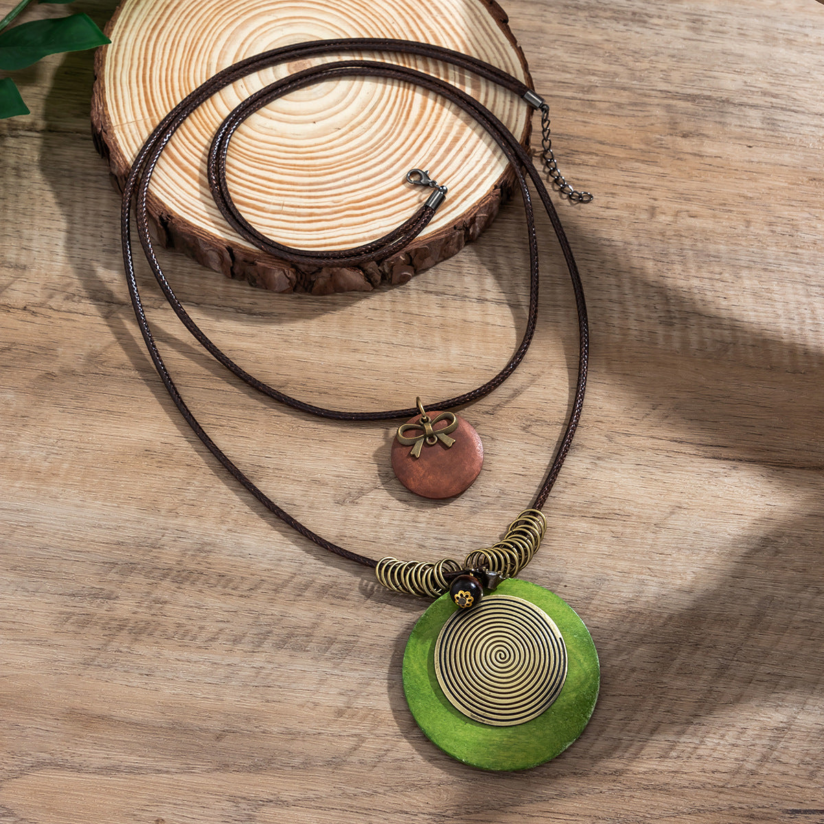 Collar colgante vintage bohemio