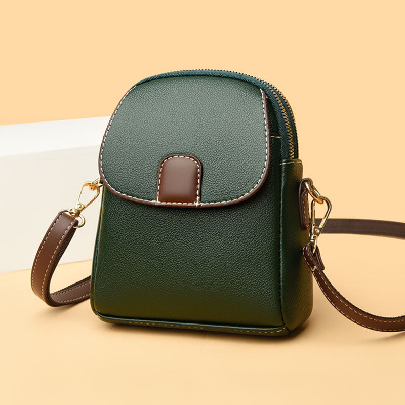 Women Casual Flap Mini Crossbody Bag in PU